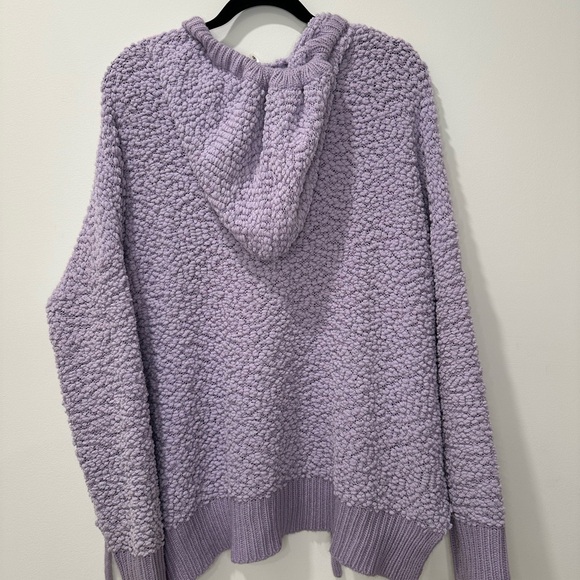 Lavender Popcorn Sweater Hoodie - Picture 4 of 4